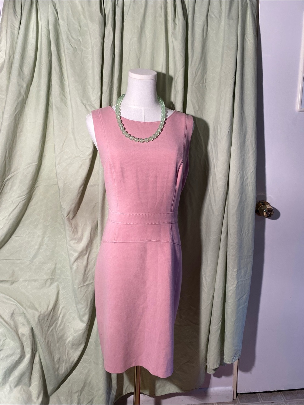 LOFT Pink Sleeveless Sheath Dress